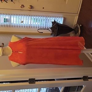 Chaps hot pink & orange sleeveless A-line dress fully lined Size 4 New no tags…